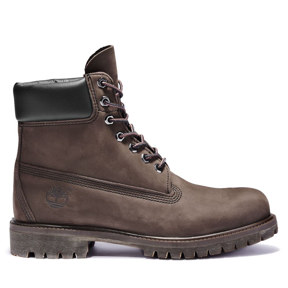 Botas de Nieve Timberland Argentina Hombre - 6-Inch Premium Waterproof - Marrones - TQBNME-458